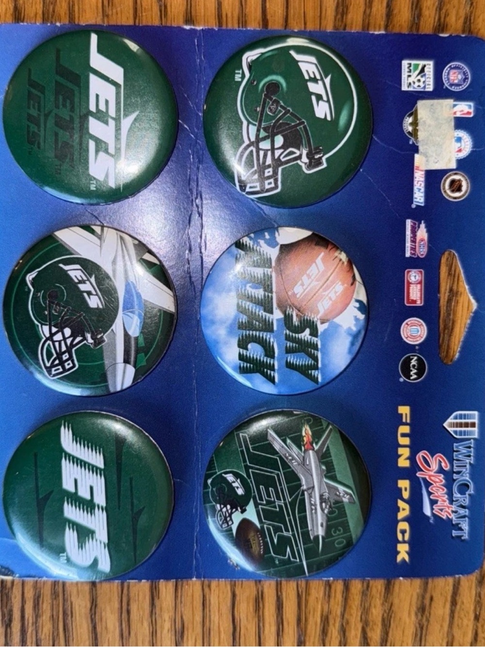 Wincraft New York Jets Green Button Pin Set